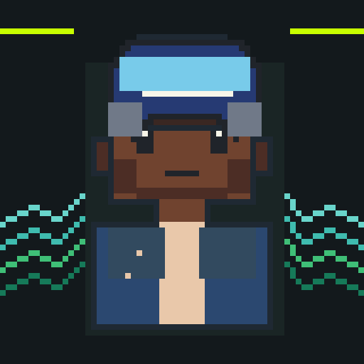 Clothing trait formal_navy_blazer, shown on a Humble Guy