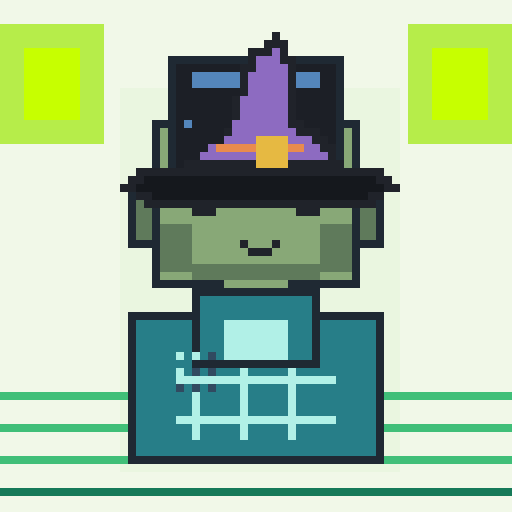Clothing trait hoodie_teal_grid, shown on a Humble Guy