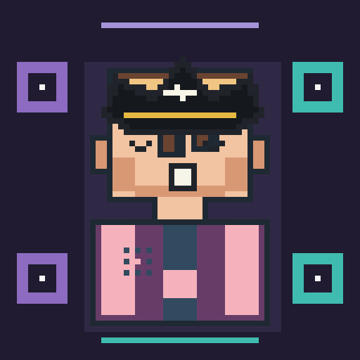 Clothing trait jacket_bomber_plum, shown on a Humble Guy