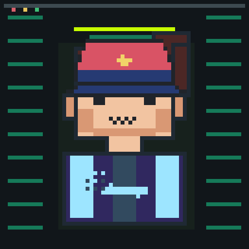 Clothing trait jacket_cosmic_ink, shown on a Humble Guy