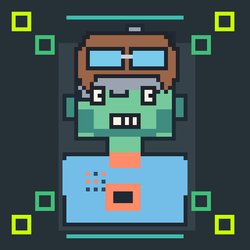 Clothing trait tee_sky_arcade, shown on a Humble Guy