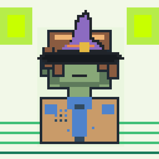 Clothing trait uniform_artist_apron, shown on a Humble Guy