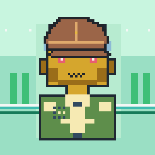 Clothing trait uniform_gardener, shown on a Humble Guy