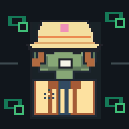 Expressions trait square_shock, shown on a Humble Guy