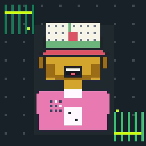 Hair trait crown_braid, shown on a Humble Guy