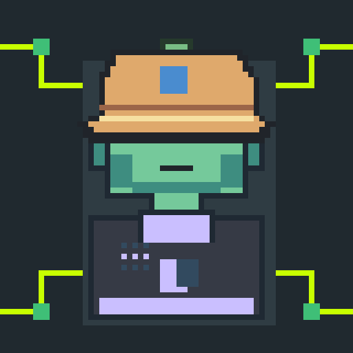 Head Types trait Alien, shown on a Humble Guy