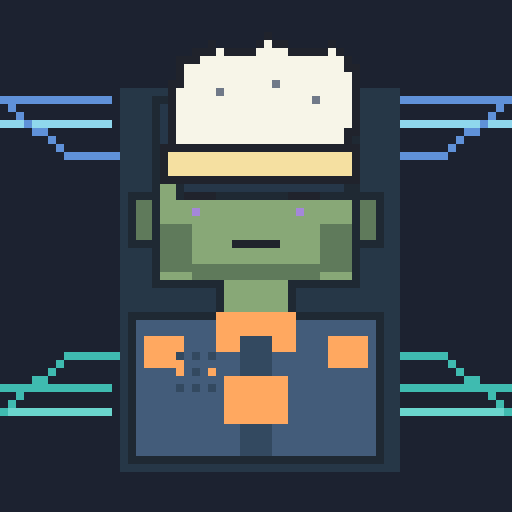 Headwear trait chef_hat, shown on a Humble Guy