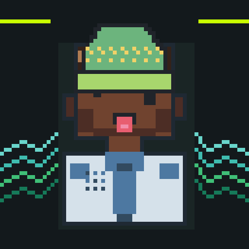 Headwear trait knit_cuff_beanie, shown on a Humble Guy