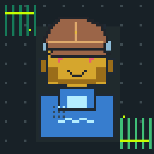 Headwear trait newsboy_cap, shown on a Humble Guy
