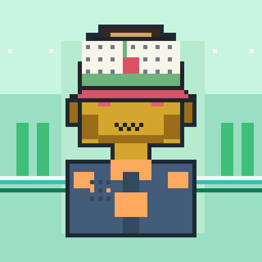 Headwear trait trucker_cap, shown on a Humble Guy